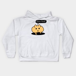 Hamster needs more food Kids Hoodie